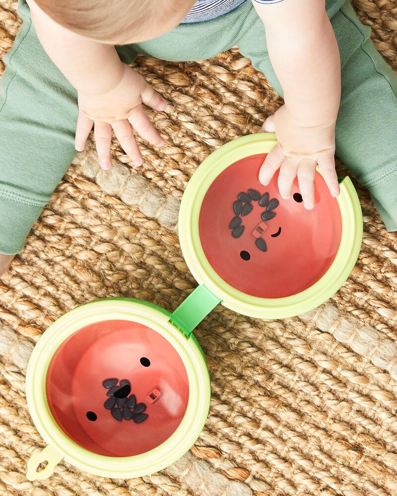 Farmstand Melon Drum Baby Toy, image 7 of 13 slides