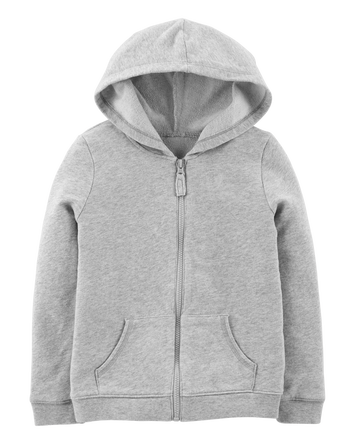 Kid Zip-Up French Terry Hoodie, 