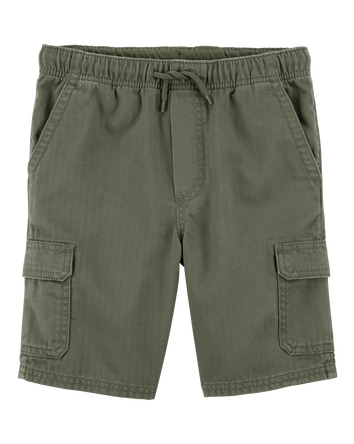 Kid  Cargo Utility Shorts - Olive, 