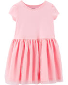 Toddler Tutu Jersey Dress, image 1 of 4 slides