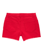 Kid Iconic Eyelet Shorts - Red, image 2 of 4 slides