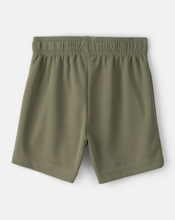 Toddler Boy Active Mesh Shorts - Green, 