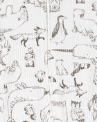 Baby 2-Pack Thermal 2-Way Zip Sleep & Play Pajamas, image 5 of 5 slides