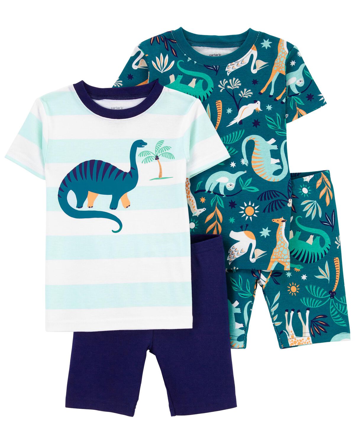 Multi Baby 4-Piece Dinosaur 100% Snug Fit Cotton Pajamas | carters.com