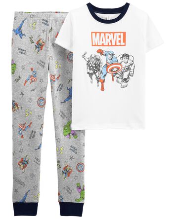 Kid 2-Piece ©MARVEL 100% Snug Fit Cotton Pajamas, 