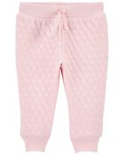 Baby Quilted Double Knit Joggers, image 1 of 3 slides