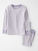 Striped Lilac - Toddler Organic Cotton 2-Piece Pajamas Set