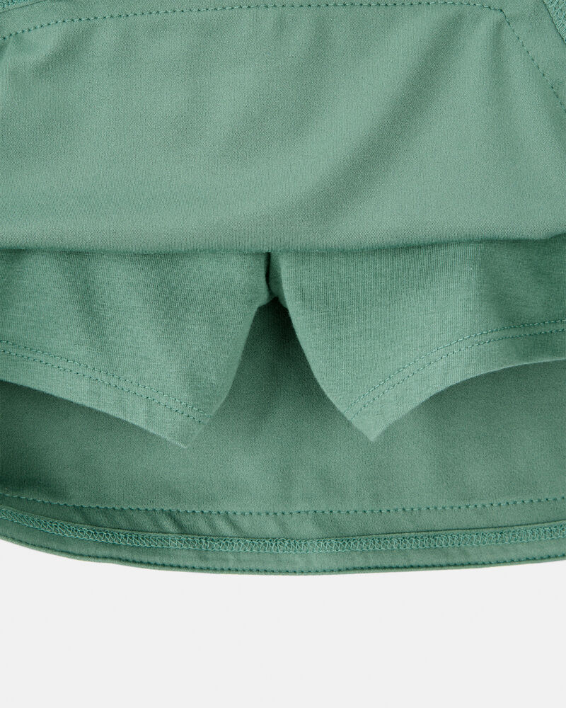 Girls Knit Active Skort - Green, image 2 of 5 slides
