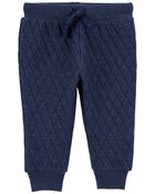 Baby Quilted Double Knit Joggers, image 1 of 2 slides
