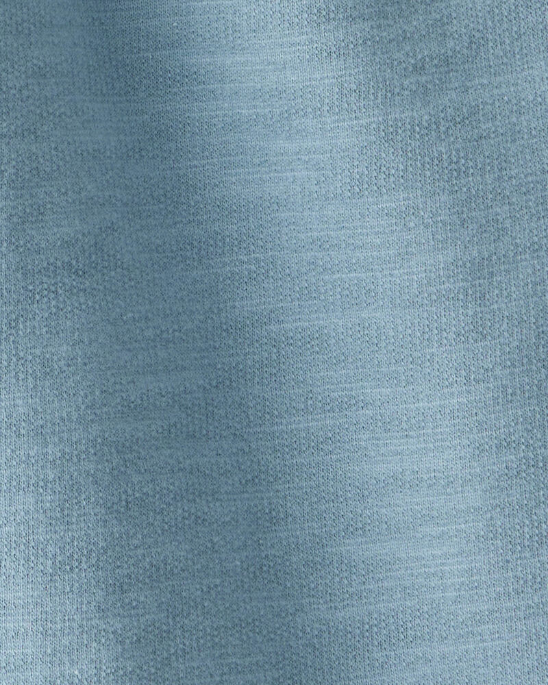 Baby Girl 100% Cotton Wide-Leg Pants - Blue, image 2 of 3 slides