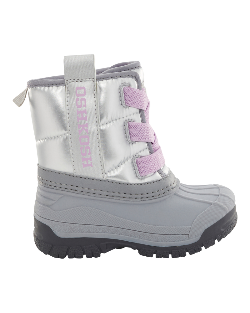 Kid Lace -Up Snow Boots, image 2 of 7 slides