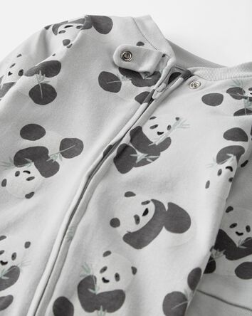 Baby Organic Cotton 2-Way Zip Sleep & Play Pajamas, 