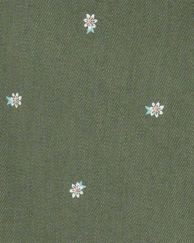 Toddler Floral Print Paperbag Pants, image 3 of 4 slides