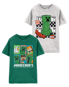 Kid 2-Pack Minecraft® Tees, image 1 of 5 slides