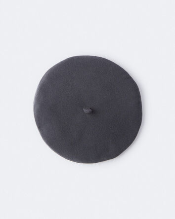 Toddler Girl Beret - Black, 