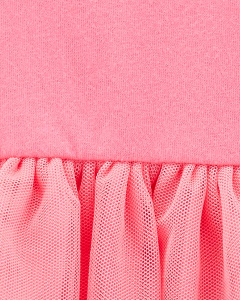 Toddler Tutu Jersey Dress, image 3 of 5 slides