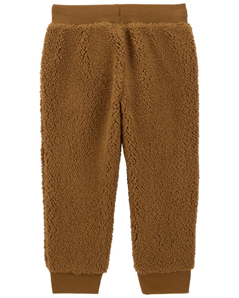 Toddler Pull-On Sherpa Pants, image 2 of 4 slides