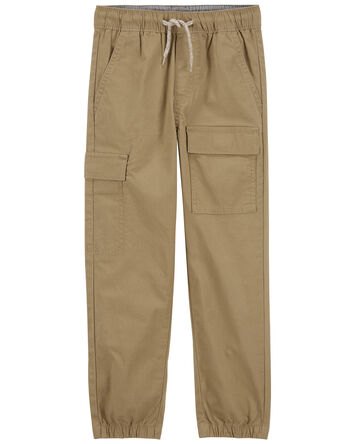 Canvas Cargo Joggers, 