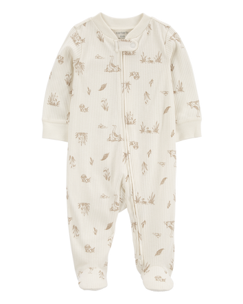 Baby Goose 2-Way Zip Thermal Sleep & Play Pajamas, 