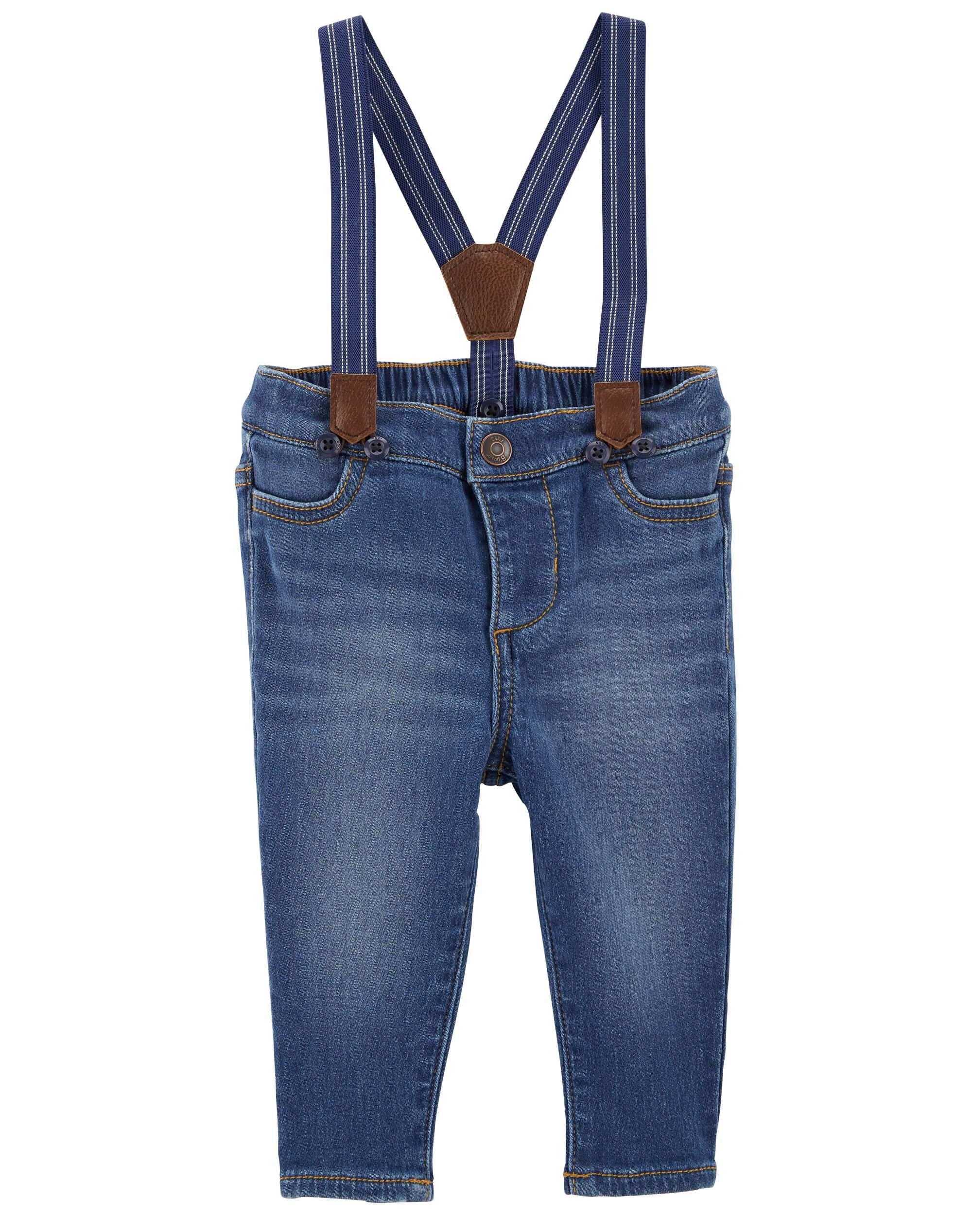 2PCS Toddler Baby Boy Outfit Shirt Tops+Denim pants Jeans Kids Clothes Set  | eBay