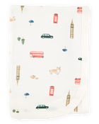 Baby Boy London Print PurelySoft Blanket, image 1 of 3 slides