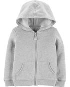 Zip-Up French Terry Hoodie, image 1 of 2 slides