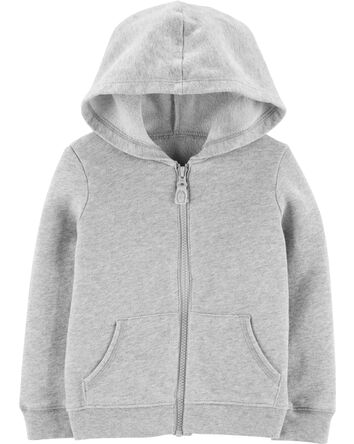 Zip-Up French Terry Hoodie, 