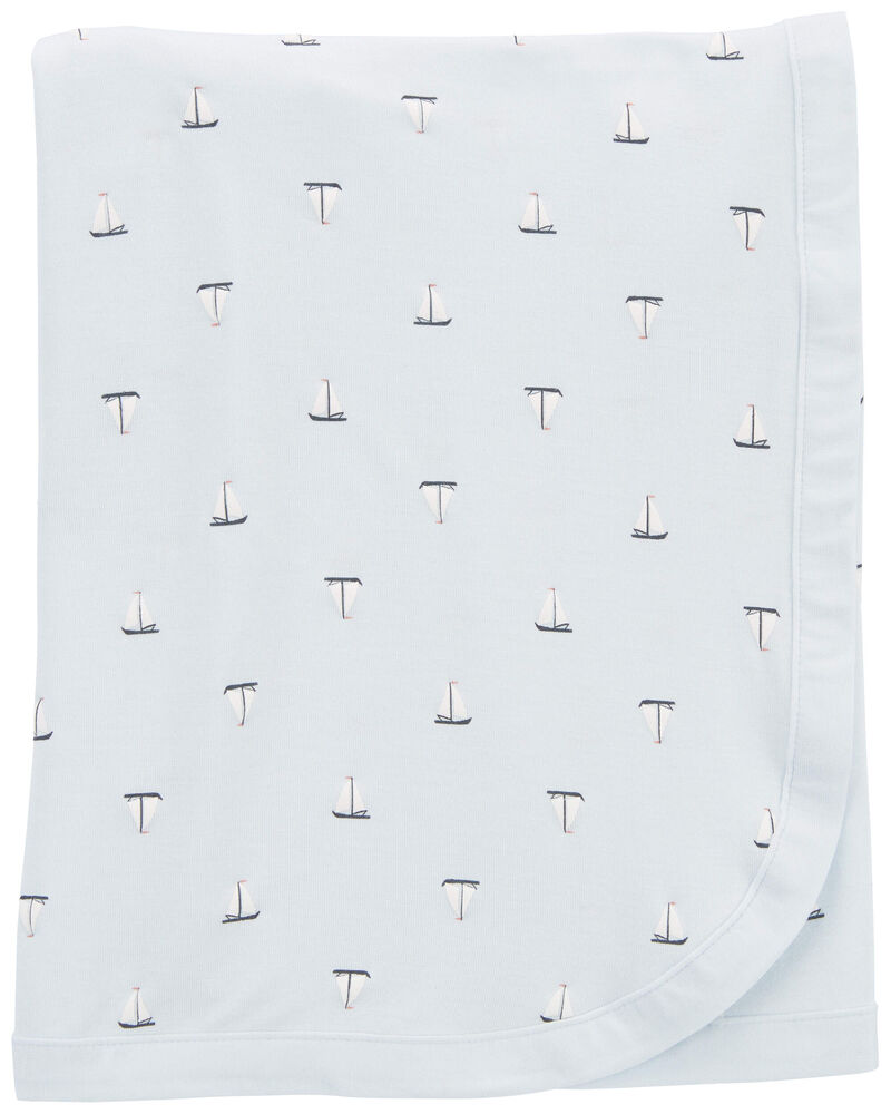 Baby Sailboat PurelySoft Blanket, image 1 of 4 slides