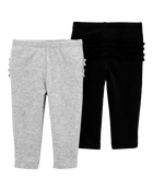 Baby 4-Pack Ruffle-Detail Cotton Pants
, image 4 of 9 slides