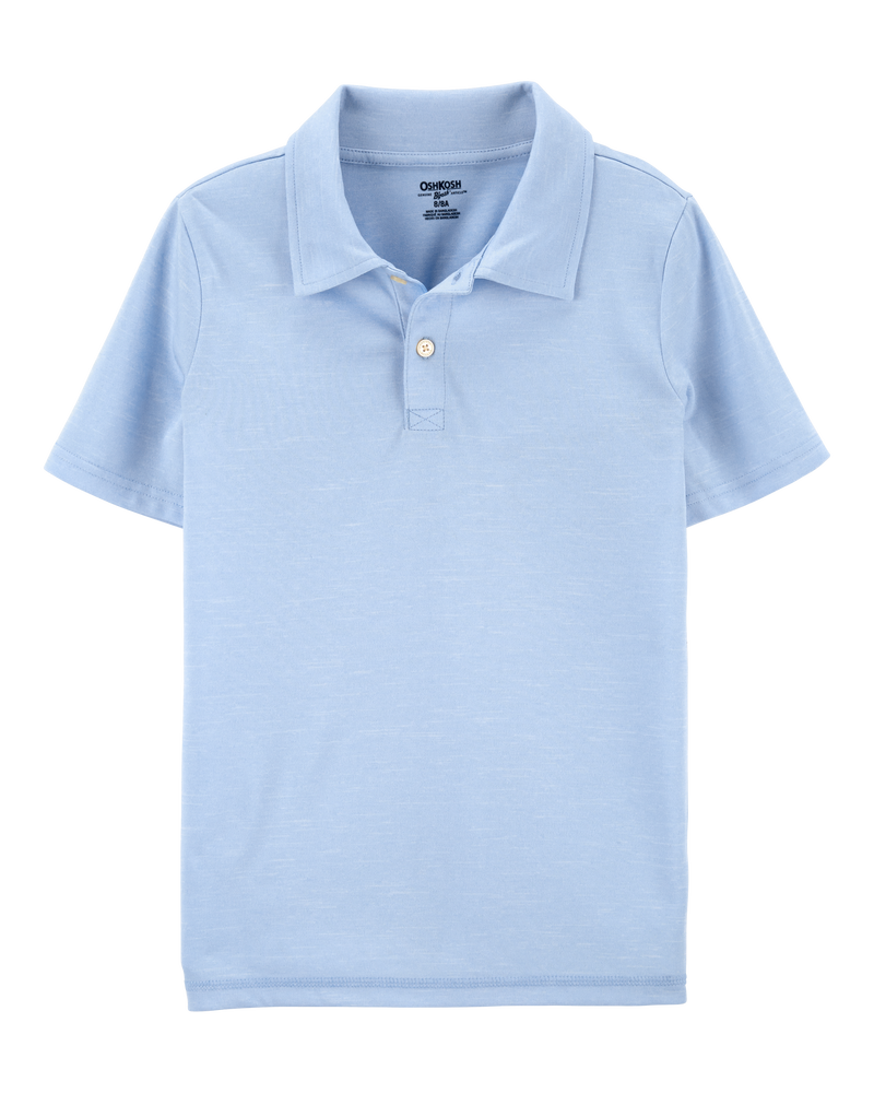 Kid 3-Pack Active Mesh Uniform Polos in Moisture Wicking BeCool&trade; Fabric, image 3 of 3 slides