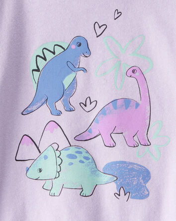 Toddler Girl Dinosaur Long-Sleeve Graphic Tee - Purple, 