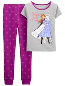 Purple - Kid 2-Piece Frozen 100% Snug Fit Cotton Pajamas