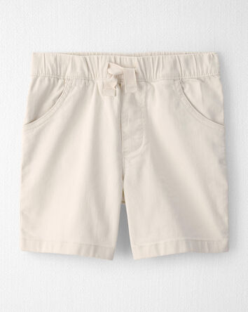Boys Organic Cotton Twill Shorts, 