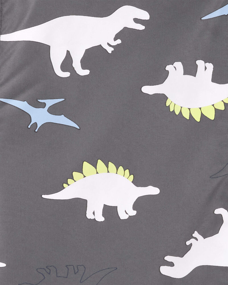 Dinosaur Color Changing Rain Jacket - Grey, image 4 of 6 slides