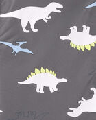 Dinosaur Color Changing Rain Jacket - Grey, image 4 of 6 slides