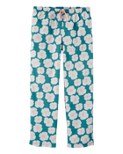 Kid Floral Pull-On Fleece Pajama Pants, image 1 of 3 slides