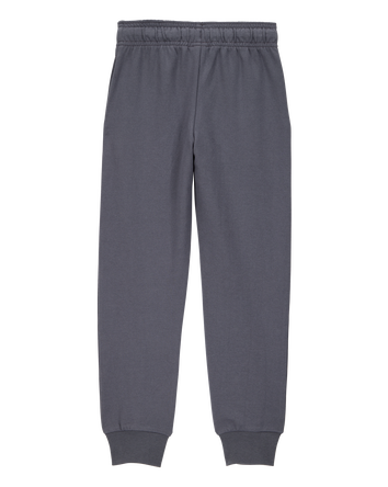 Kid Pull-On Drawstring Joggers - Dark Grey, 