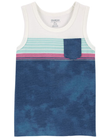 Toddler Striped Pocket Tank, 