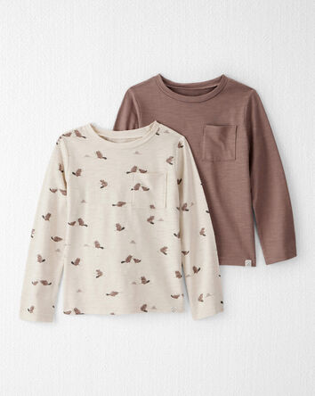Toddler Boy 2-Pack Organic Cotton Tees in Beavers' Creek Print, 