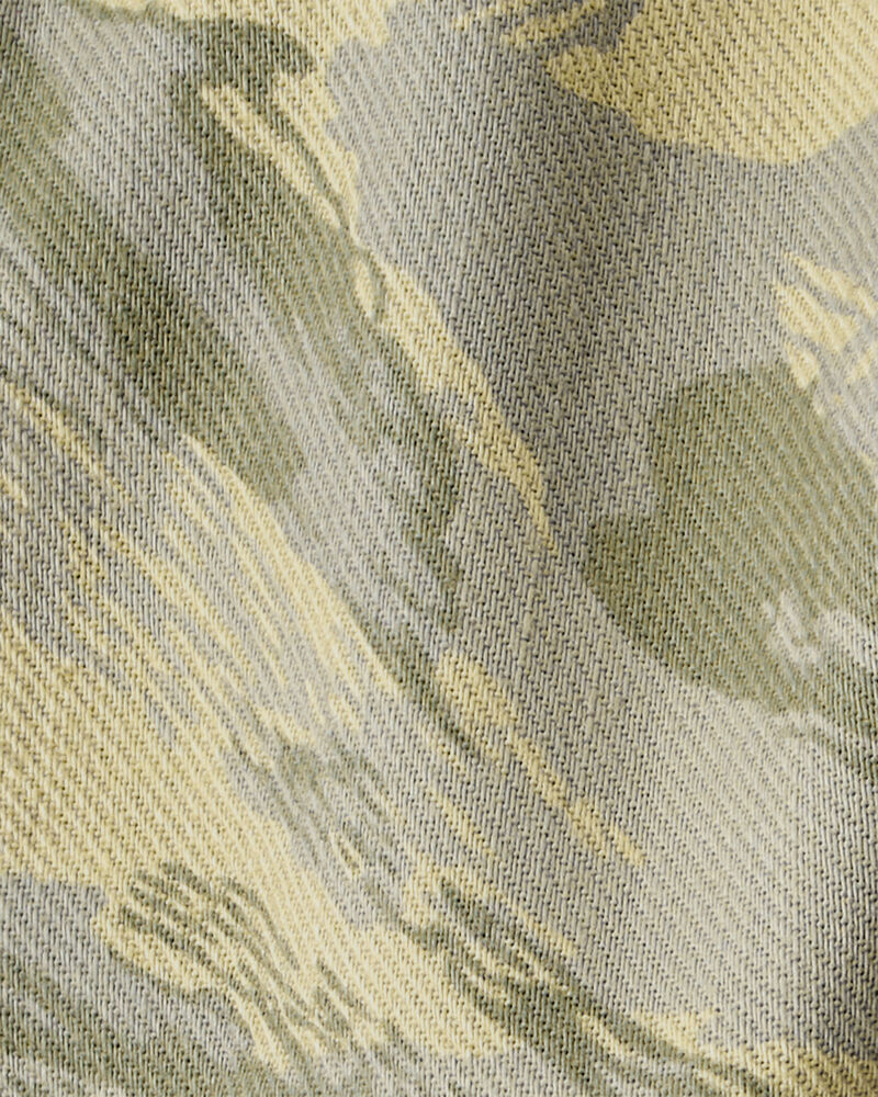 Baby Boy Cotton Fashion Cargo Pants - Camo, image 4 of 5 slides