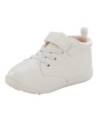  Every Step® First Walker Floral High-Top Sneakers - White, image 6 of 7 slides