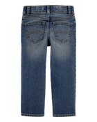 Toddler Medium Faded Wash Classic Jeans, image 2 of 4 slides