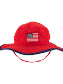 Red - Baby American Flag Bucket Hat
