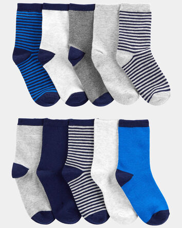 Boys 10-Pack Crew Socks, 