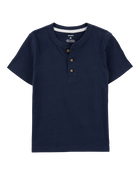 Baby Short-Sleeve Henley Tee, image 1 of 3 slides