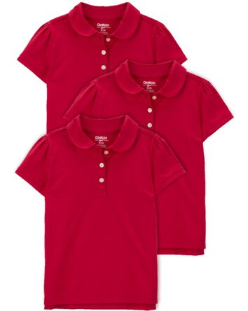 Toddler 3-Pack Jersey Uniform Polos
, 