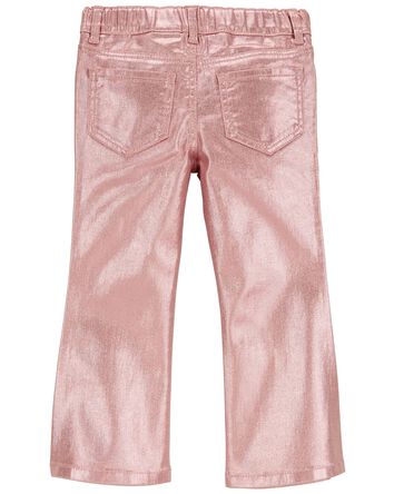 Baby Metallic Flare Pants, 