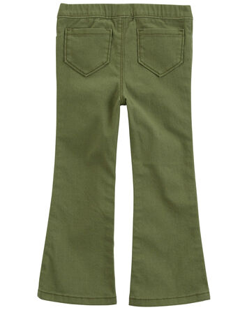 Baby Flare Pull-On Twill Pants, 