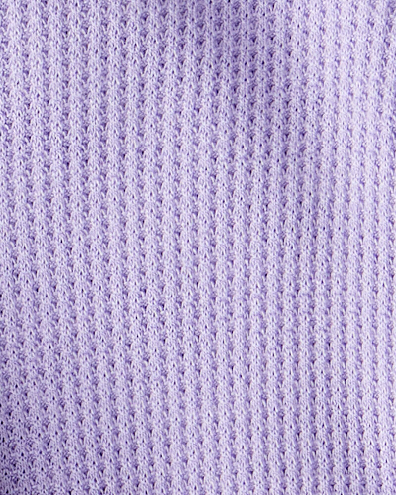Baby Girl Paint Print PurelySoft Long-Sleeve Multipack Bodysuits - White/Purple, image 4 of 7 slides