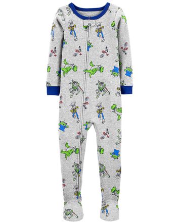 Toddler 1-Piece Toy Story 100% Snug Fit Cotton Pajamas, 